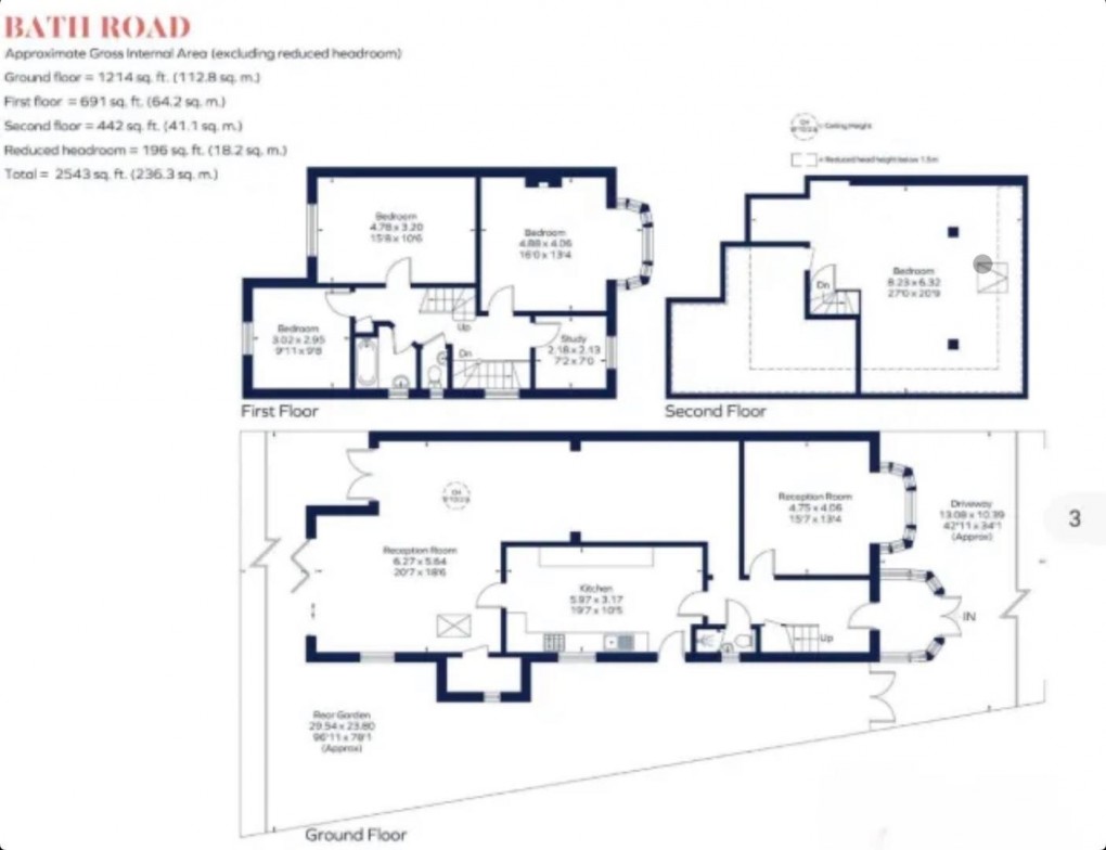 Floorplan for Bath Road, Hounslow