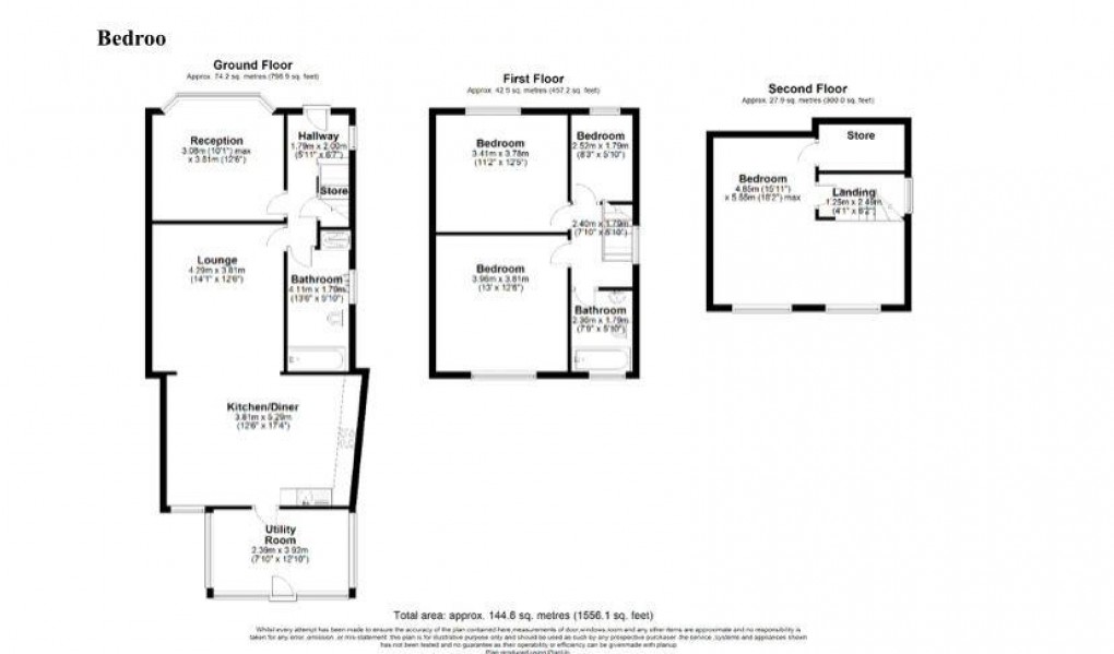 Floorplan for North Hyde Road, Hayes