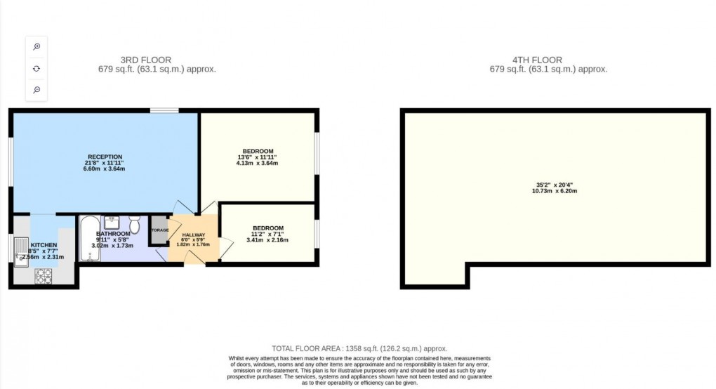 Floorplan for Argyle Road, London