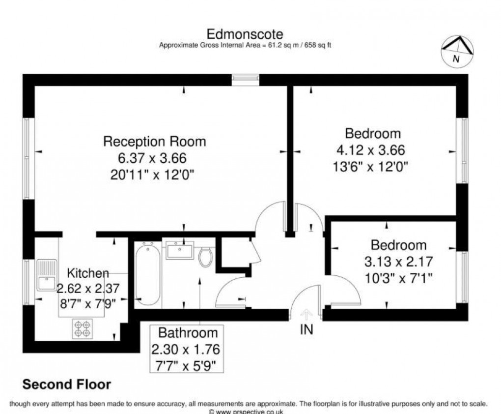 Floorplan for Argyle Road, London