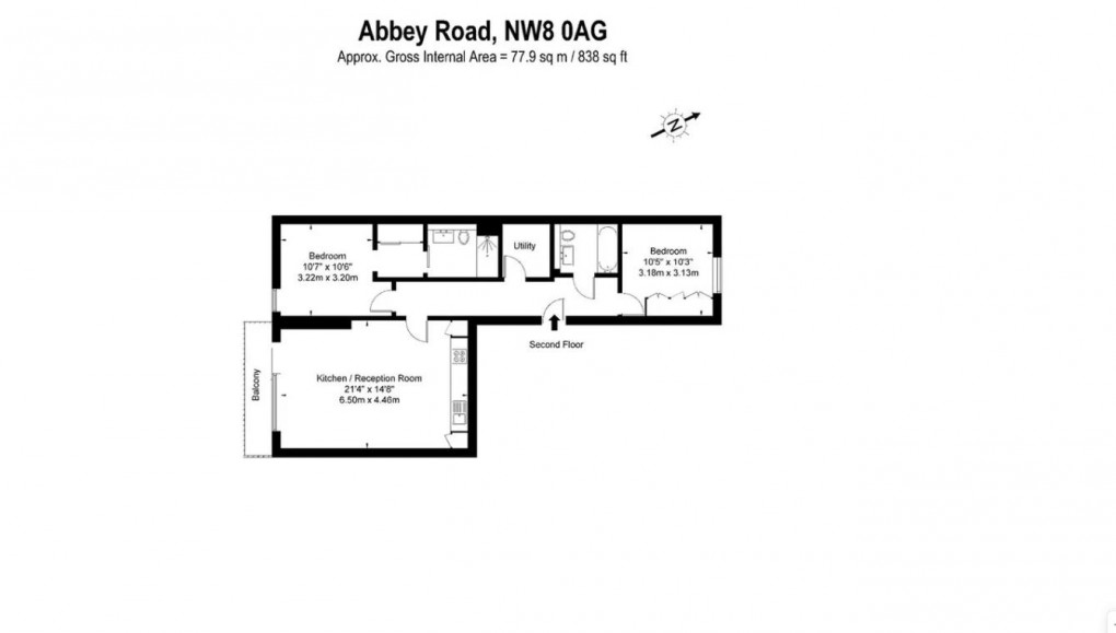 Floorplan for Abbey Road, London