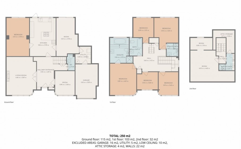 Floorplan for Ashbourne Road, Ealing