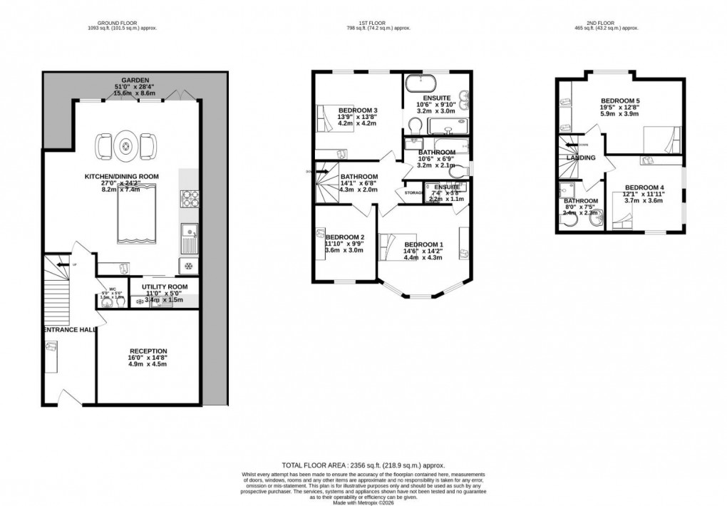 Floorplan for Foster Road, London, W3