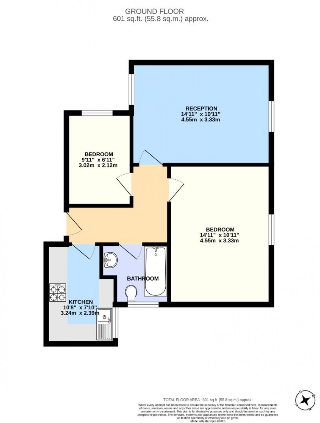 Floorplan for Bollo Lane, London