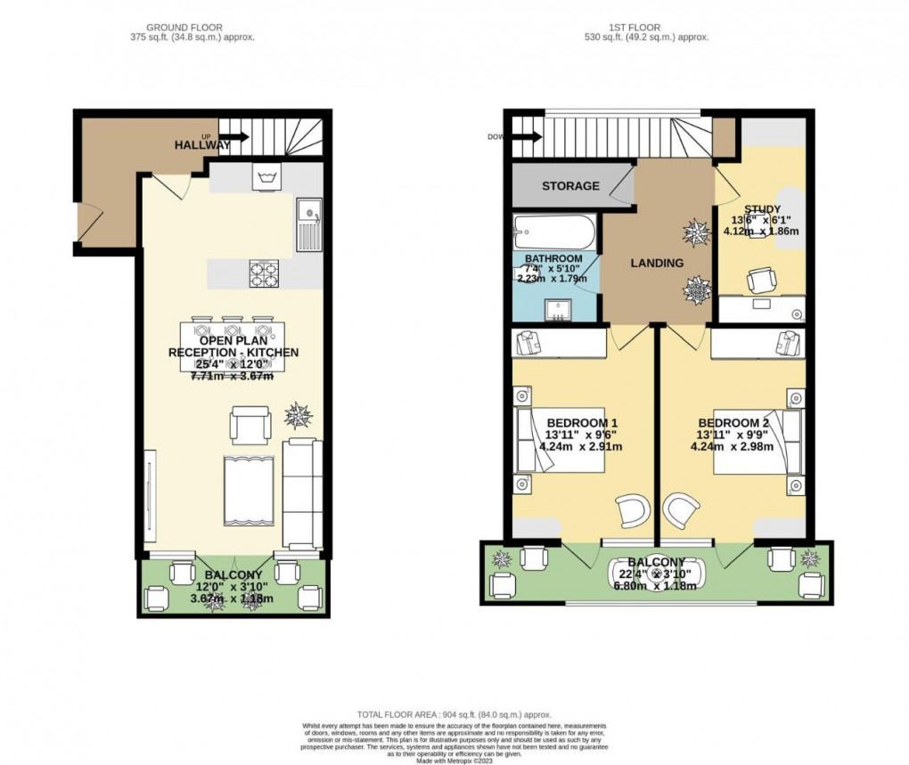Floorplan for matrix court, Queensway,, enfield