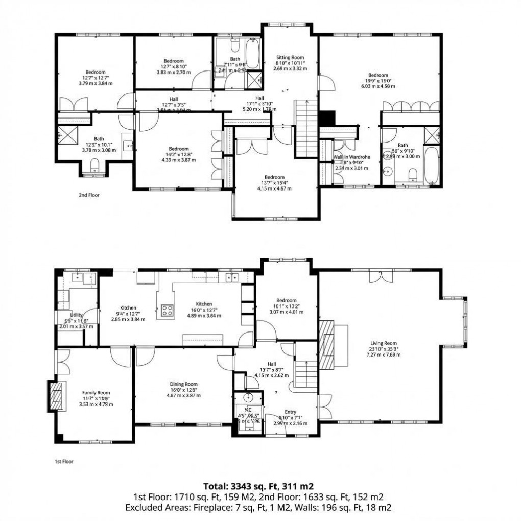 Floorplan for South Park Drive, Gerrards Cross