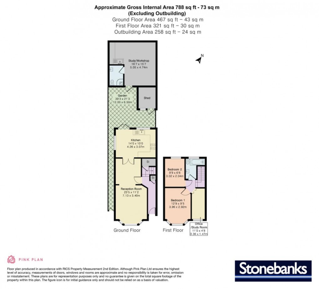 Floorplan for East Drive, Watford, WD25 0AH