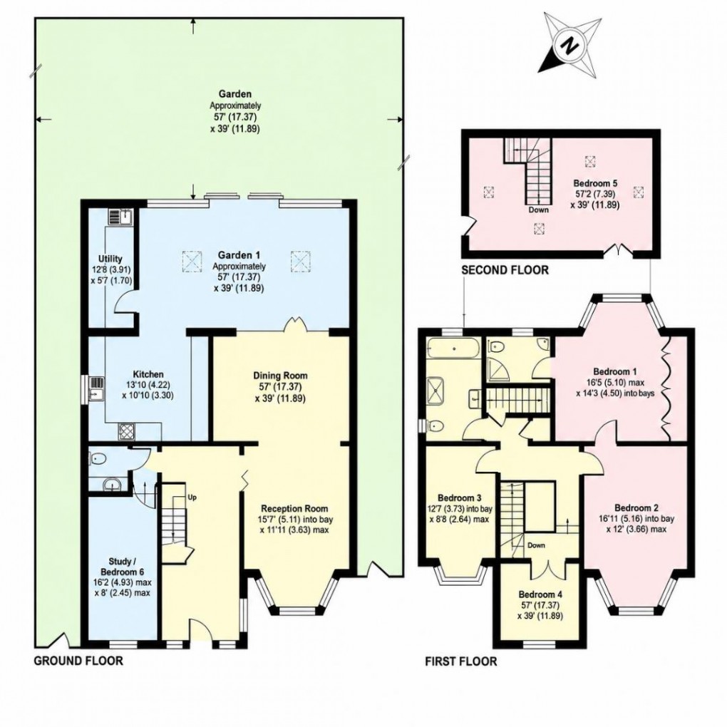 Floorplan for Corringway, Ealing