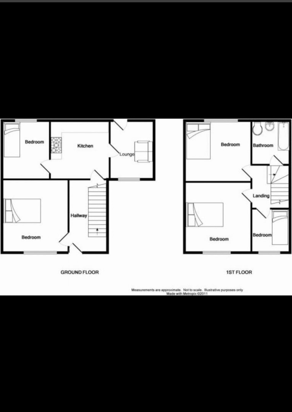 Floorplan for Nine Elms Avenue, Uxbridge