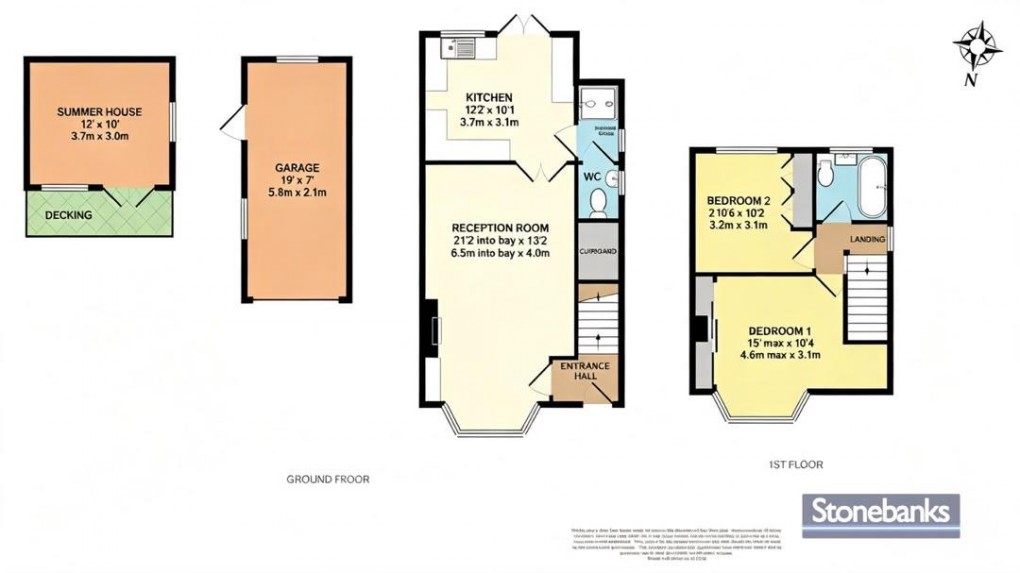 Floorplan for Cranleigh Road, Feltham